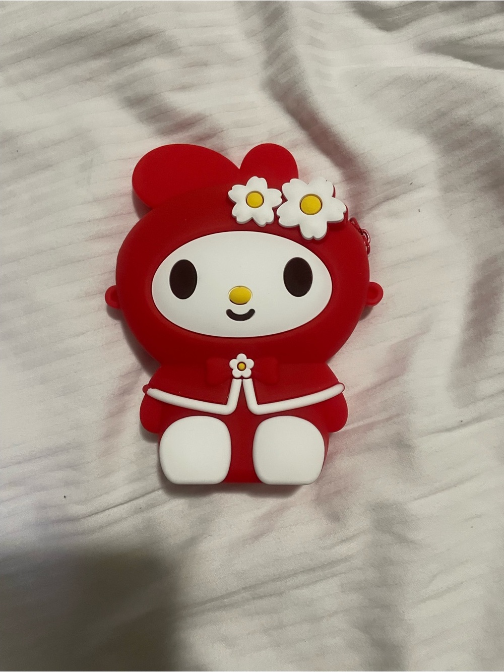 My Melody Silicone Phone/Purse with Floral Accent
